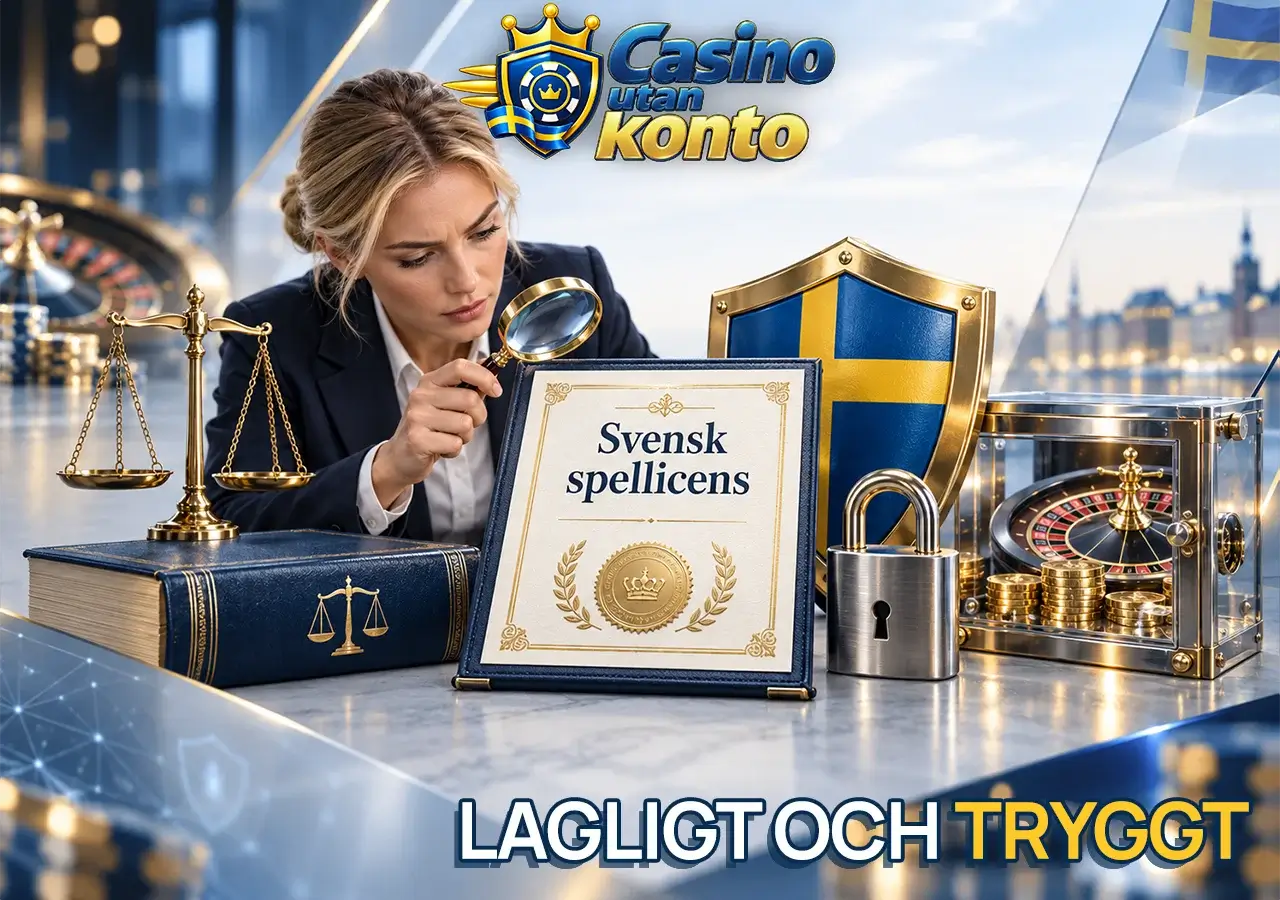 Regler, licenser och säkerhetskrav för svenska spelare utan användarkonto